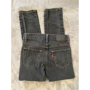 Levi's Jeans Boys Size 10R Dark Gray/Black 510 Super Skinny Stretch 25x25